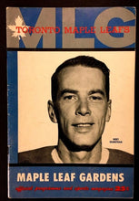 Load image into Gallery viewer, 1960 Maple Leaf Gardens Chicago Blackhawks Leafs VTG HKY Program Bert Olmstead