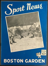 Load image into Gallery viewer, 1941 Boston Garden Sport News NHL Hockey Program Bruins vs New York Rangers