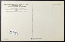 Load image into Gallery viewer, 1978 Eddie Mathews Autographed MLB Baseball Signed HOF Plaque Postcard JSA