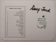 Load image into Gallery viewer, 1998 Masters Champion Doug Ford Autographed Augusta National Club Scorecard