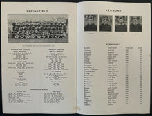 Load image into Gallery viewer, 1927 Springfield College Unscored Program University of Vermont NCAA Football