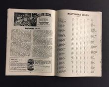Load image into Gallery viewer, 1954 Comiskey Park NFL Program Chicago Cardinals Baltimore Colts Bidwell Game