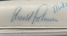 Load image into Gallery viewer, 1976 Canadian Open Multi Signed Purse Jack Nicklaus Arnold Palmer JSA LOA Golf