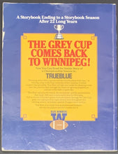 Load image into Gallery viewer, 1984 Grey Cup Champs Winnipeg Blue Bombers CFL Book Signed Joe Poplawski