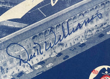 Load image into Gallery viewer, 1951 Brooklyn Dodgers New York Yankees MLB Baseball Program Signed Dick Williams