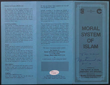 Load image into Gallery viewer, 1990 Muhammad Ali Autographed Islamic Pamphlet World Boxing Champions JSA Signed