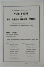 Load image into Gallery viewer, 1952 Season MLB Philadelphia Phillies All Time Records & Rosters Baseball VTG