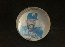 Load image into Gallery viewer, 1980s MLB Toronto Blue Jays Fred McGriff Baseball Vintage Toy Bouncy Ball