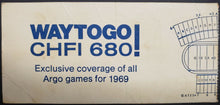 Load image into Gallery viewer, 1969 C.N.E. Stadium Winnipeg Blue Bombers vs Toronto Argonauts CFL Football