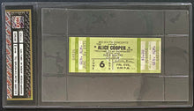 Load image into Gallery viewer, 1975 Alice Cooper Welcome To My Nightmare Full Concert Ticket Mississippi iCert