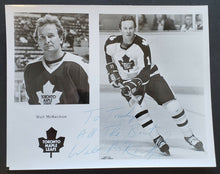 Load image into Gallery viewer, NHL Toronto Maple Leafs Walt McKechnie Autographed Photo - Torchy Schell JSA