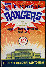 Load image into Gallery viewer, 1965-66 OHA Major Jr. A Playoff Finals Hockey Program Oshawa Generals Bobby Orr