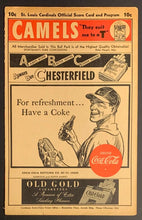 Load image into Gallery viewer, 1946 Sportsman's Park Scorecard Brooklyn Dodgers vs St. Louis Cardinals MLB