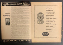 Load image into Gallery viewer, 1949 McGill Stadium CFL Program Ottawa Rough Riders vs Montreal Alouettes