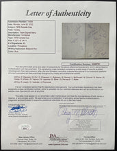 Load image into Gallery viewer, 1976 Canada Cup Kick Off VIP Dinner Menu Team Canada Signed x45 + HOFers JSA LOA