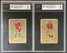 Load image into Gallery viewer, 1951/52 Parkhurst NHL Hockey Card Complete Full Set Graded x4 Howe RC PSA KSA