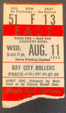 Load image into Gallery viewer, 1976 Bay City Rollers Dry Mounted Photo Hung at CHUM Radio + MLG Concert Ticket
