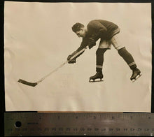 Load image into Gallery viewer, 1928 NHL Hockey Vintage Press Photo Cecil Babe Dye New York Americans Rare LOA