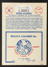 Load image into Gallery viewer, Stan Musial Autographed Card 1977 TCMA Renata Galasso JSA COA Hand Signed