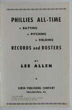 Load image into Gallery viewer, 1952 Season MLB Philadelphia Phillies All Time Records & Rosters Baseball VTG