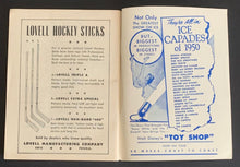 Load image into Gallery viewer, 1950 Hendy Hockey Guide Book Vintage NHL Sid Abel Detroit Red Wings Front Cover