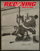 Load image into Gallery viewer, 1969 Detroit Olympia Hockey Program Toronto Maple Leafs vs Red Wings Gordie Howe