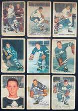 Load image into Gallery viewer, 1953-54 Parkhurst Hockey Cards Full Set Low Grade NHL Beliveau Worsley RC KSA 1