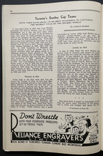 Load image into Gallery viewer, 1938 Stanley Cup Finals Program Game 2 NHL Hockey Toronto Maple Leafs vs Chicago