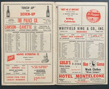 Load image into Gallery viewer, 1955 Southern Association Double A Baseball Program Memphis Chicks vs Nashville