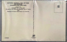 Load image into Gallery viewer, 1964 Cooperstown Baseball HOF Plaque Post Card Signed Bob Feller PSA/DNA