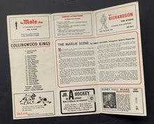 Load image into Gallery viewer, Gerry McNamara Autographed Maple Leaf Gardens Program Toronto Marlboros OHA VTG