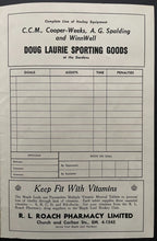 Load image into Gallery viewer, 1966 AHL Hockey Program Rochester Americans v Baltimore Clippers Doug Harvey