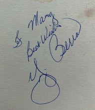 Load image into Gallery viewer, Yogi Berra Signed 1978 University Miami 1st Athletic Scholarship Roast Program