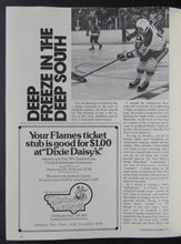 Load image into Gallery viewer, 1975 Omni Coliseum Rare NHL Hockey Program Atlanta Flames vs Montreal Canadiens