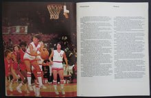 Load image into Gallery viewer, 1976 Montreal Summer Olympics Program - Mens & Ladies Basketball Vintage