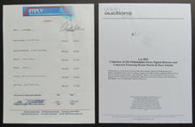 Load image into Gallery viewer, 2003 NHL HOF Clark Gillies Signed Contract Autograph Appearances LOA-Beckett