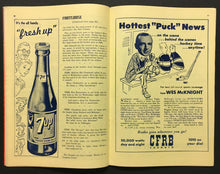 Load image into Gallery viewer, Jan 30 1955 Maple Leaf Gardens Ontario Junior A Hockey Program Sid Smith Signed