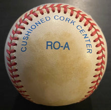 Load image into Gallery viewer, Roberto + Sandy Alomar Signed Bobby Brown Baseball Autographed MLB HOFer JSA COA