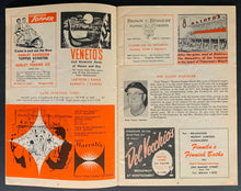 Load image into Gallery viewer, 1960 San Francisco Giants Baseball Program Vs Milwaukee Braves Mays In Lineup