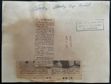 Load image into Gallery viewer, 1962 NHL Hockey Toronto Maple Leafs Chicago Blackhawks Press Photo Johnny Bower