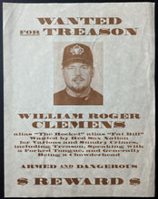 Load image into Gallery viewer, 1997 Roger Clemens Wanted Poster Boston Red Sox Toronto Blue Jays MLB