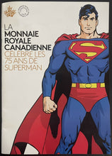 Load image into Gallery viewer, 2013 Canada Post Book Showing Product Issued 75th Anniversary Of Superman