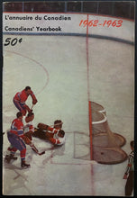 Load image into Gallery viewer, 1962-63 Vintage NHL Hockey Montreal Canadiens Yearbook + Media Guide Richard