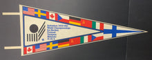 Load image into Gallery viewer, 1982 World Championships Ice Hockey Finland Vintage Original Pennant