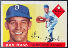 Load image into Gallery viewer, 1955 Topps Baseball #40 Don Hoak Brooklyn Dodgers Vintage MLB Card