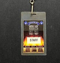 Load image into Gallery viewer, 1999 Maple Leaf Gardens Closing Original Vintage Staff Pass + Lanyard NHL