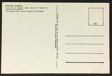 Load image into Gallery viewer, 1960's Montreal Forum Postcard Stadium Post Card Original 6 NHL Canadiens Vtg