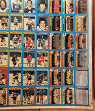 Load image into Gallery viewer, 1979-80 OPC NHL Hockey Cards Uncut Sheet Blank Back Wayne Gretzky Rookie RC RARE