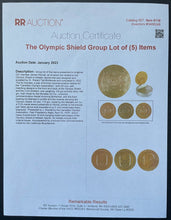 Load image into Gallery viewer, 1968 Bronze Olympic Shield Medal Robert Tait McKenzie Likeness Medallic Art Co