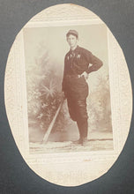 Load image into Gallery viewer, Vintage Circa late 1800's Baseball Player B & W Photo Postcard MLB Bain Jersey
